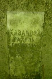 Хазанова Рахиль Берковна, Москва, Востряковское кладбище